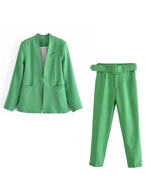 Ella™ | Tweedelige Dames Set: Blazer en Pantalon