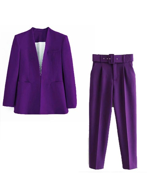 Ella™ | Tweedelige Dames Set: Blazer en Pantalon