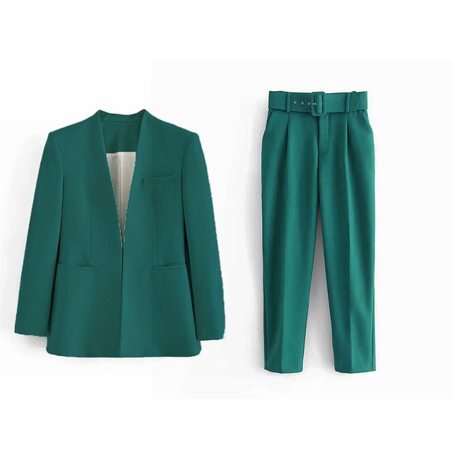 Ella™ | Tweedelige Dames Set: Blazer en Pantalon