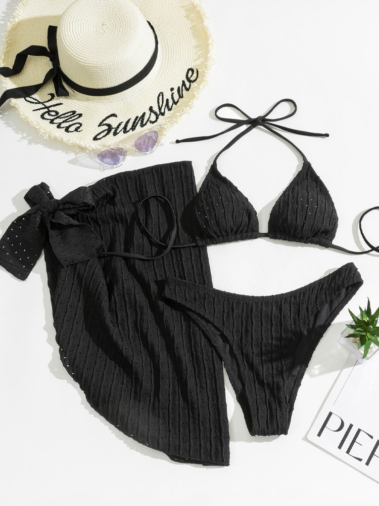 Fleur™ | Driedelig Bikini Strand Set | 50% KORTING