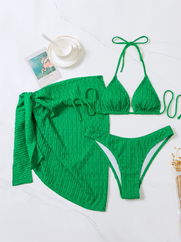 Fleur™ | Driedelig Bikini Strand Set | 50% KORTING